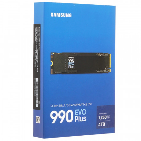 4 ТБ SSD диск Samsung 990 EVO Plus (MZ‑V9S4T0BW) черный