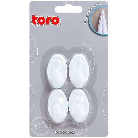 Держатель и крючок для ванной Toro 267502 белый