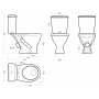 Унитаз Sanita Эталон Стандарт (WC.CC/Etalon/1-P/WHT.G/S1) белый
