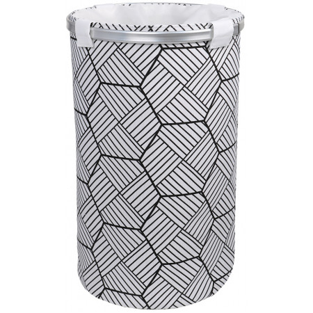 Корзина для белья Fixsen Smart Style (FX-1033B) черный, белый
