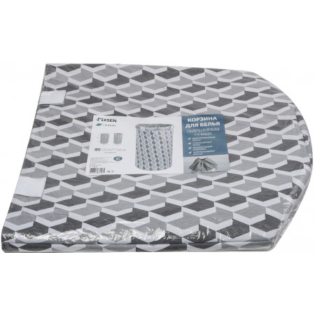 Корзина для белья Fixsen Smart Style (FX-1033A) серый