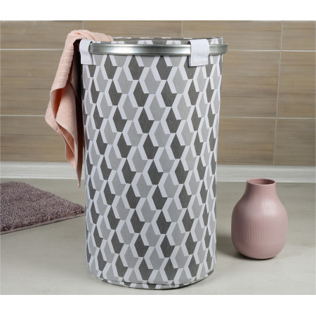 Корзина для белья Fixsen Smart Style (FX-1033A) серый