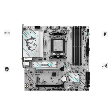 Материнская плата MSI B840M GAMING PLUS WIFI6E (911-7E77-003) черный