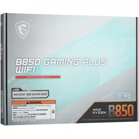Материнская плата MSI B850M GAMING PLUS WIFI черный