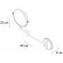 Зеркало косметическое FIXSEN FX-31021B чёрный