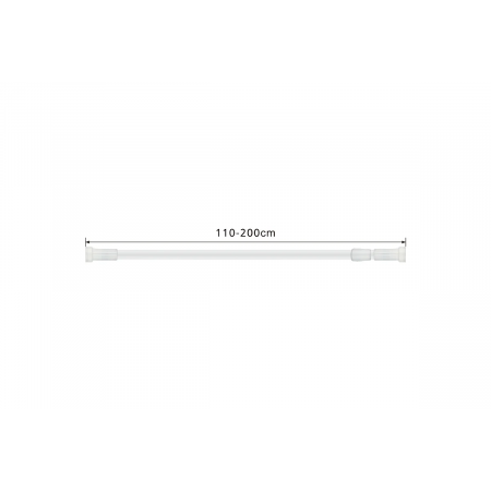 Карниз для ванной Haiba HB75901 серебристый