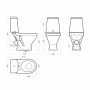Унитаз Sanita Лада Комфорт (WC.CC/Lada/2-DM/WHT.G/S1) белый