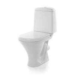 Унитаз Sanita Аттика Стандарт (WC.CC/Attica/1-P/WHT.G/S1) белый