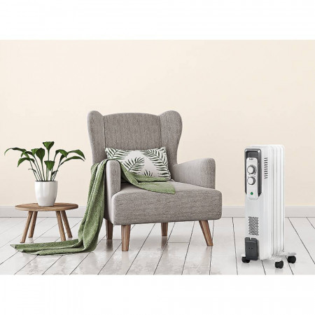 Масляный радиатор Ballu CUBE BOH/CB‑05W 1000 белый