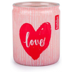 Свеча в стеклянном стаканчике Bolsius Love (103922386383) 3шт красный