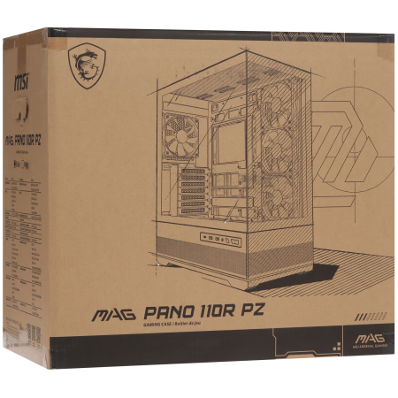 Корпус MSI MAG PANO 110R PZ (306-7G28R21-JA4) черный