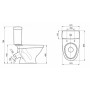 Унитаз SANTERI Форвард (1P2052S0000BF) белый