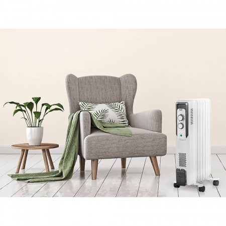 Масляный радиатор Ballu CUBE BOH/CB‑07W 1500 белый