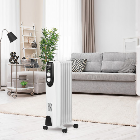 Масляный радиатор Ballu Classic BOH/CL‑07WRN 1500 белый
