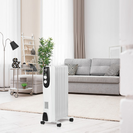 Масляный радиатор Ballu Classic BOH/CL‑09WRN 2000 белый