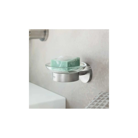 Мыльница стеклянная Grohe 40368001 хром