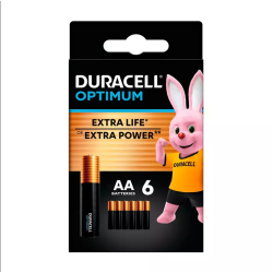 Батарейка Duracell Optimum MX1500/6 AA [LR06] 6шт черный