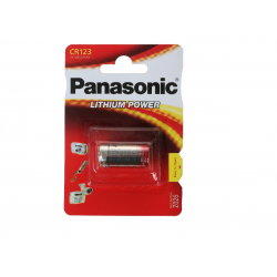 Батарейка Panasonic Lithium Power CR123 красный