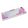 Клавиатура беспроводная + проводная MSI FORGE GK600 TKL WIRELESS VIOLET белый