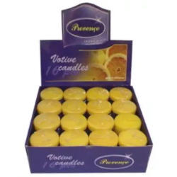 Свеча столбик Provence 560111/86 1 шт желтый
