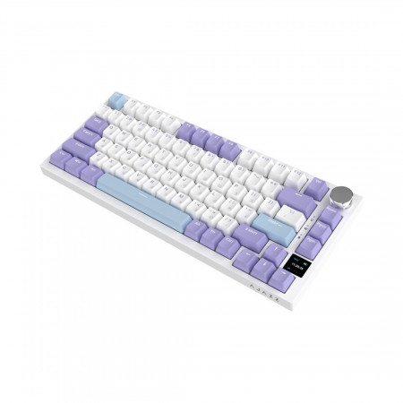 Клавиатура беспроводная + проводная AJAZZ AK820 Pro Gift Switch белый