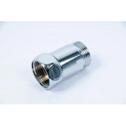 Соединение прямое ОЛИМП 3/4"-3/4" (SPGSH3/4-3/4) серый
