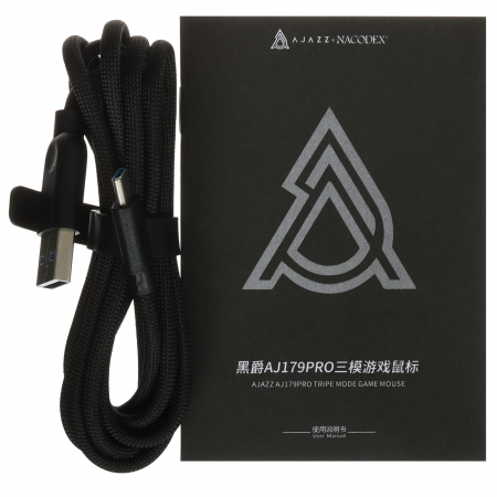 Мышь беспроводная + проводная Ajazz AJ179 PRO (AJ179/PRO/Black) черный