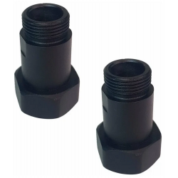 Соединение прямое ОЛИМП 1"-3/4" (SPGG1-3/4-black-m) черный