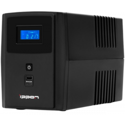 UPS Ippon Smart Power Pro II 2200 черный (С АККУМУЛЯТОРОМ)