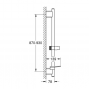Душевая штанга GROHE 26603A00 тёмный графит глянец