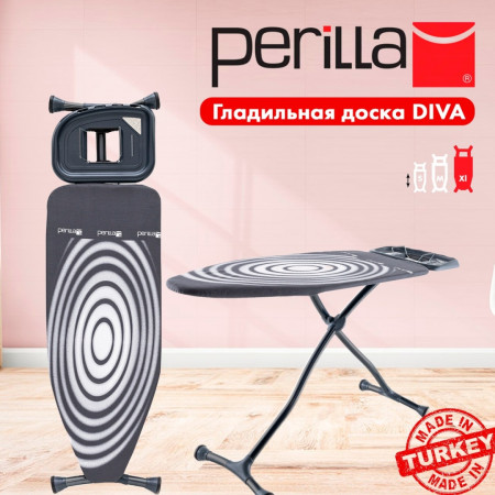 Гладильная доска Perilla Diva серый