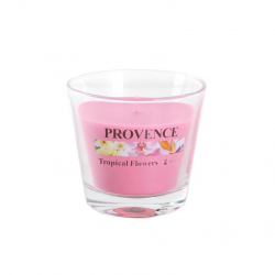Свеча в стаканчике Provence 565065 1 шт розовый