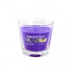 Свеча в стаканчике Provence 565058 1 шт фиолетовый