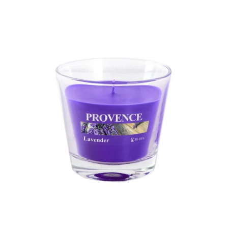 Свеча в стаканчике Provence 565058 1 шт фиолетовый