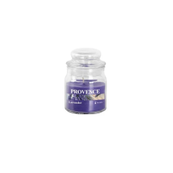 Свеча в стеклянной баночке с крышкой Provence 565026 1шт фиолетовый