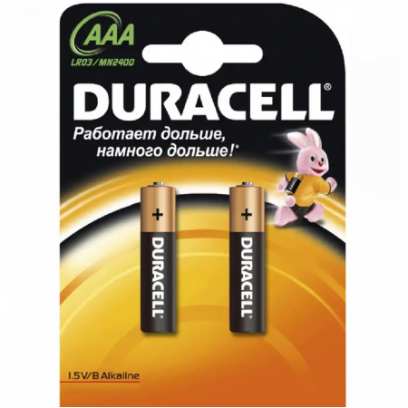 Батарейка Duracell Battery Basic AAAx2 (058170) (116054) 2 шт черный