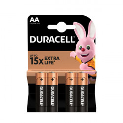Батарейка Duracell Battery Basic AAx4 (052536)(115996) 4 шт черный