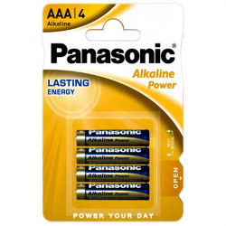 Батарейка Panasonic Alkaline Power LR03APB/4BP (033011) (039334) (056560) (LR03REB/4BPR) 4 шт желтый