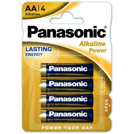 Батарейки Panasonic LR6APB/4BP/LR6REB/4BR AA [LR06] 4шт сине-золотой