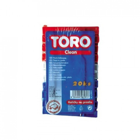Прищепки для белья Toro 280010 20 шт. разноцветный