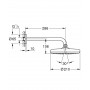 Верхний душ GROHE Tempesta 210 (1022182430) черный