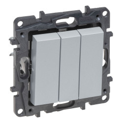 Клавиша для выключателя Legrand Niloe Step 863303 Антрацит