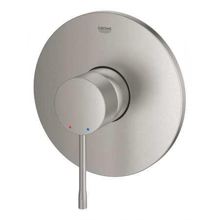 Внешняя часть смесителя для душа GROHE Essence скрытого монтажа круглая (24168DC1) суперсталь