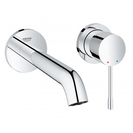 Внешняя часть смесителя для раковины GROHE Essence+ на 2 отверстия (19408001) хром