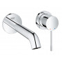 Внешняя часть смесителя для раковины GROHE Essence+ на 2 отверстия (19408001) хром