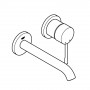 Внешняя часть смесителя для раковины GROHE Essence+ на 2 отверстия (19408001) хром