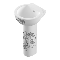 Пьедестал Sanita LUXE Art. Flora (ARTSLPD10) белый