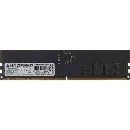 Оперативная память AMD R5516G5600U1S-UO 16 ГБ черный