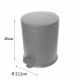 Мусорное ведро FIXSEN FX-34024B 5 л черный