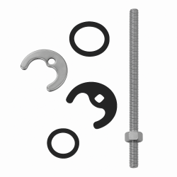 Комплект крепежа для смесителя (1 шпилька) Teorema L180 INOX (A5A02600-001) серебристо-стальной